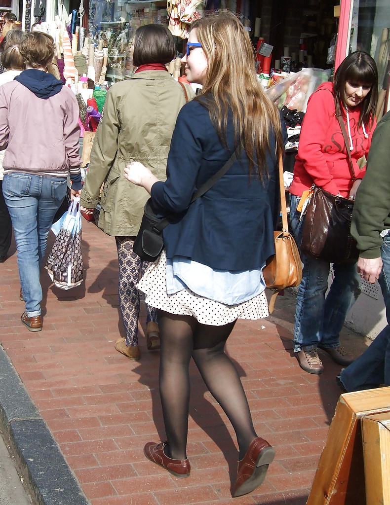 Nylon upskirt - STREET VIEW 2 #32778112