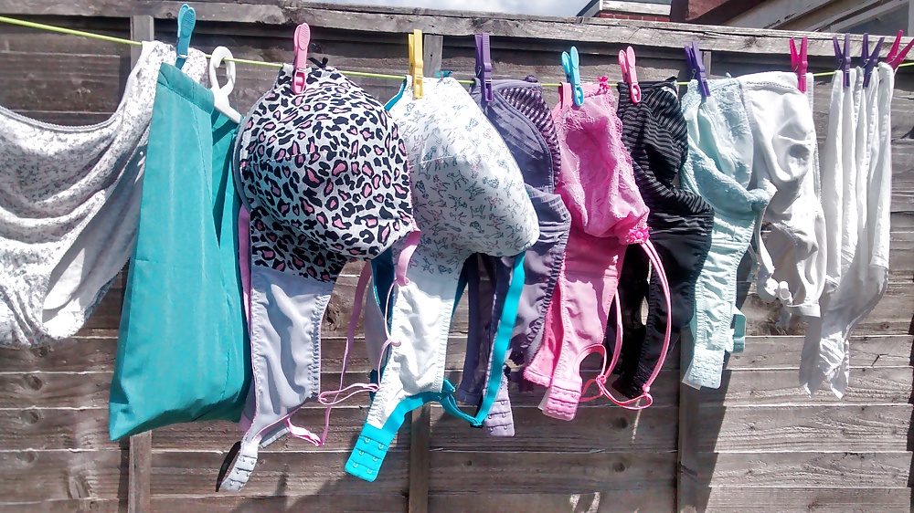 My partners panties on the washing line #28295818