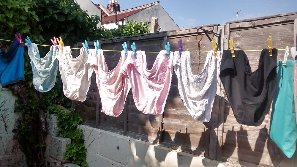 My partners panties on the washing line #28295830