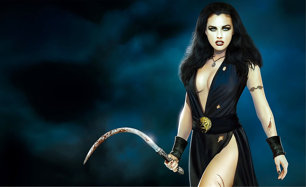 Chicas con espadas
 #35214491