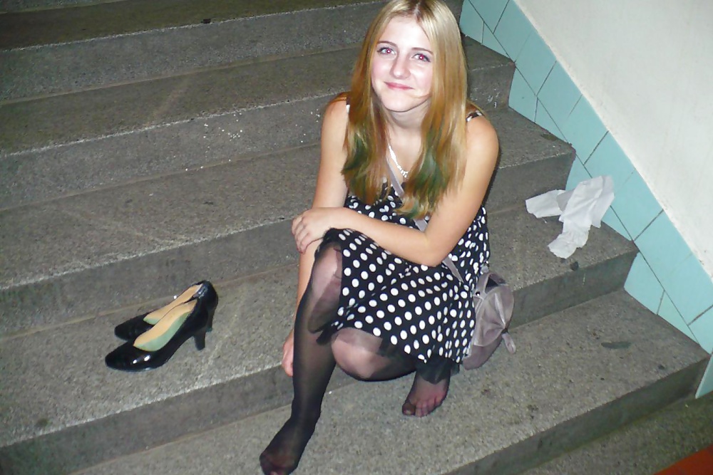 Candid College Formal Feet and Legs #34331850