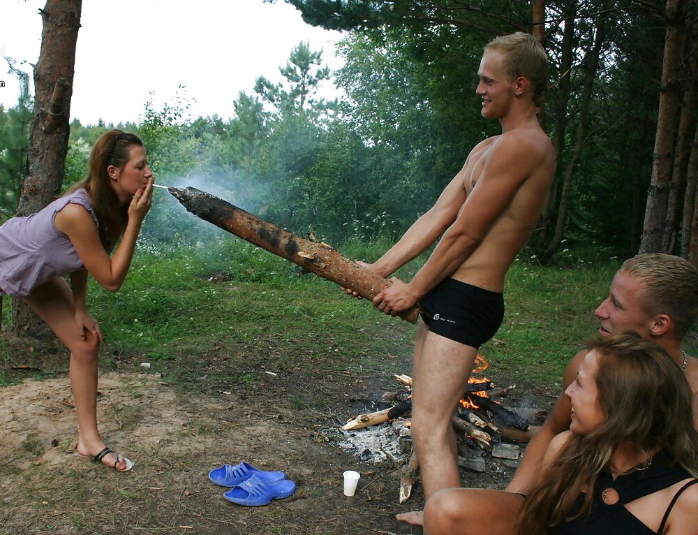 Orgía de picnic de adolescentes. al aire libre, rusa, anal.
 #38962787