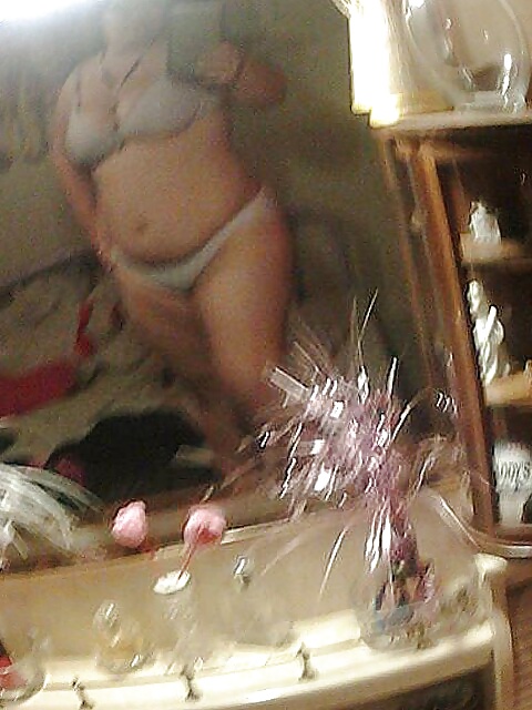 Chubby teen in bra and panties #32004781