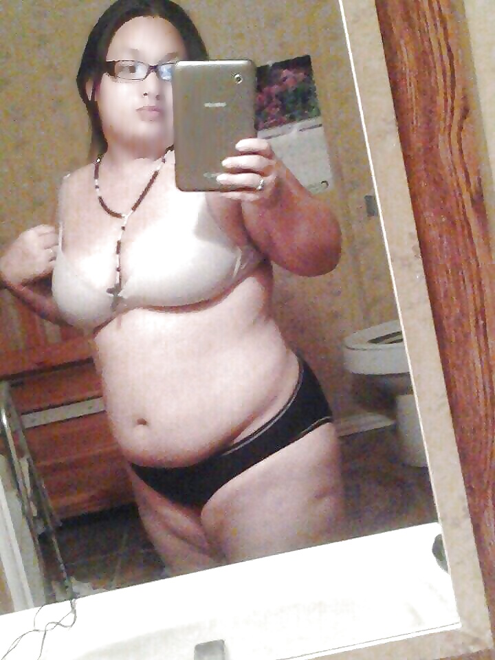 Chubby teen in bra and panties #32004786