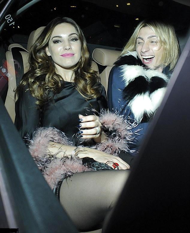 Kelly Brook and her sexy hold ups. #23074054