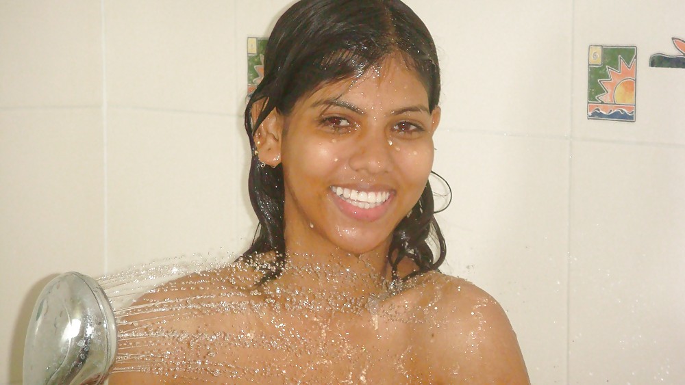 An ex indian girlfriend in shower #36003606
