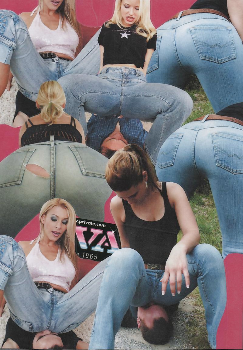 Tight Jeans Facesitting #26189210