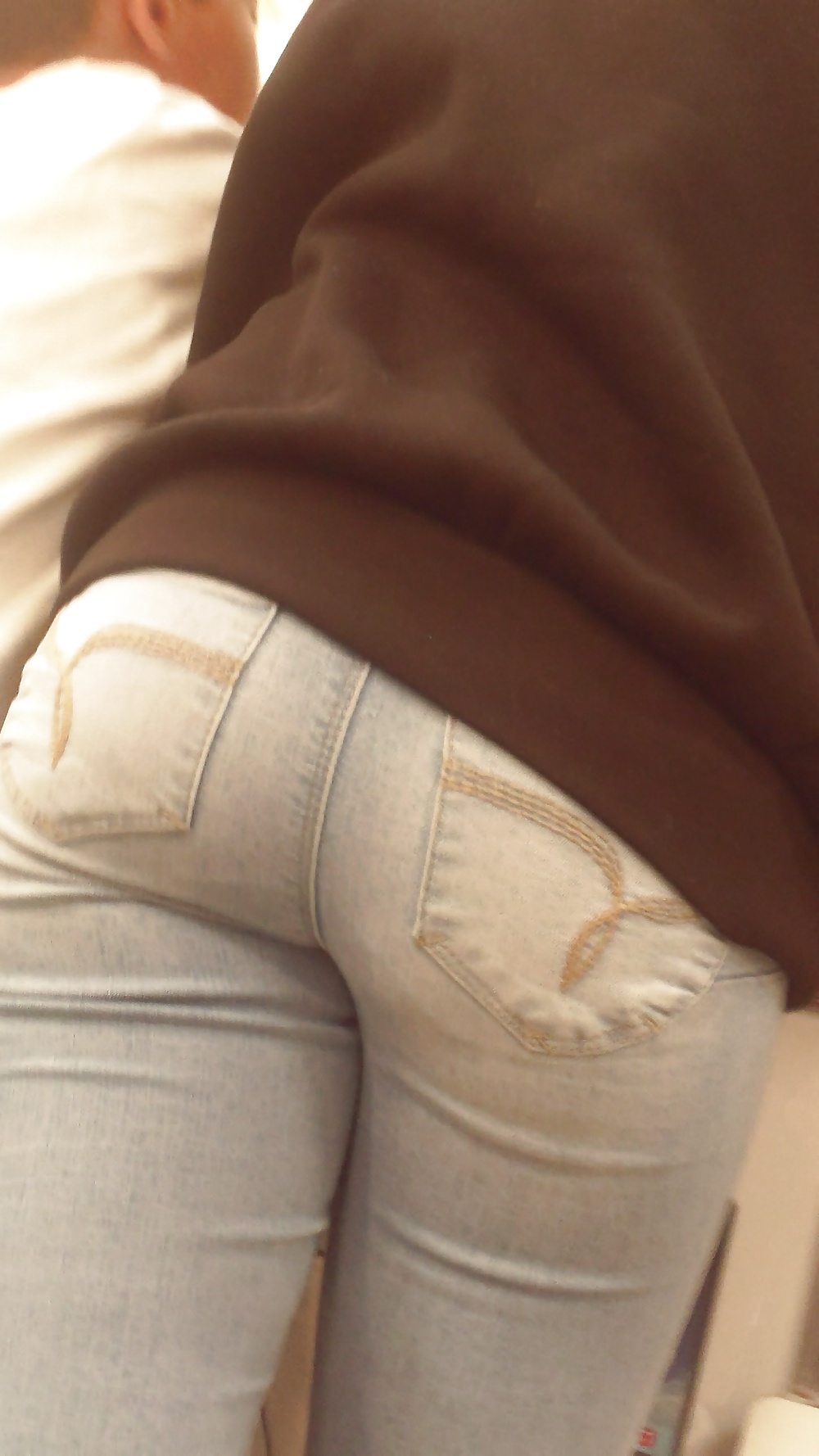Populäre Jugendlich Mädchen Arsch & Hintern In Jeans Teil 6 #32009650