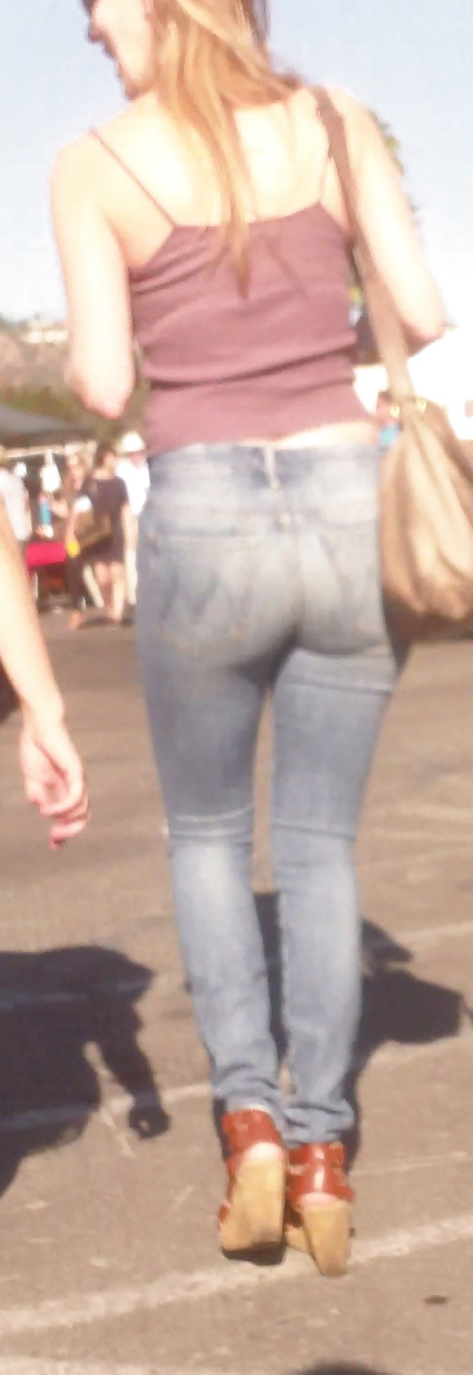 Populäre Jugendlich Mädchen Arsch & Hintern In Jeans Teil 6 #32009749