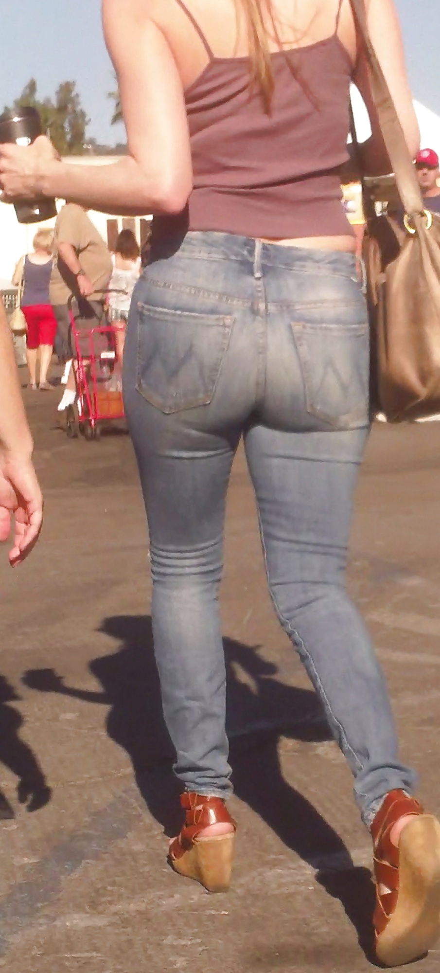 Populäre Jugendlich Mädchen Arsch & Hintern In Jeans Teil 6 #32009752