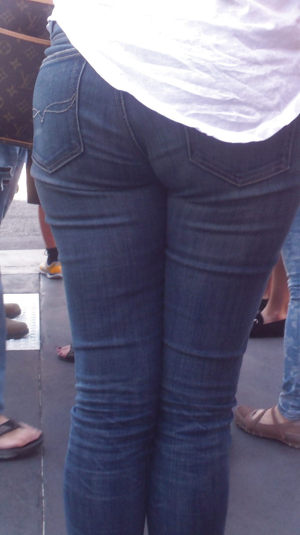 Popular teen girls ass & butt in jeans Part 6 #32009807
