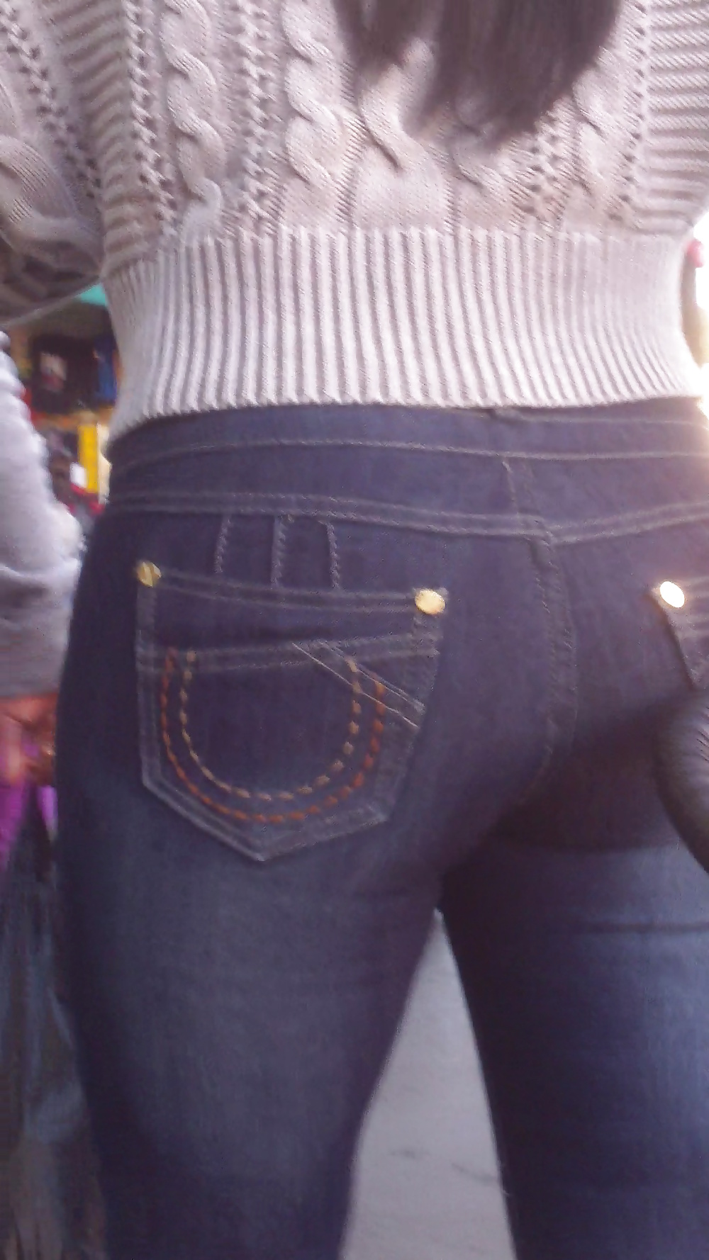 Populäre Jugendlich Mädchen Arsch & Hintern In Jeans Teil 6 #32009906