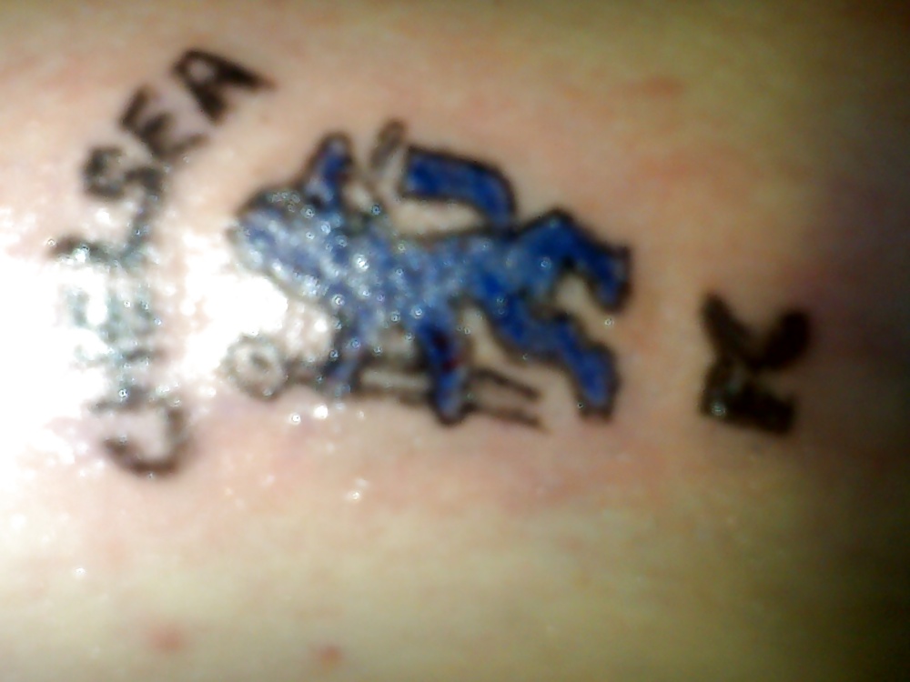 My first  tattoo the mighty blues chelsea #27444396