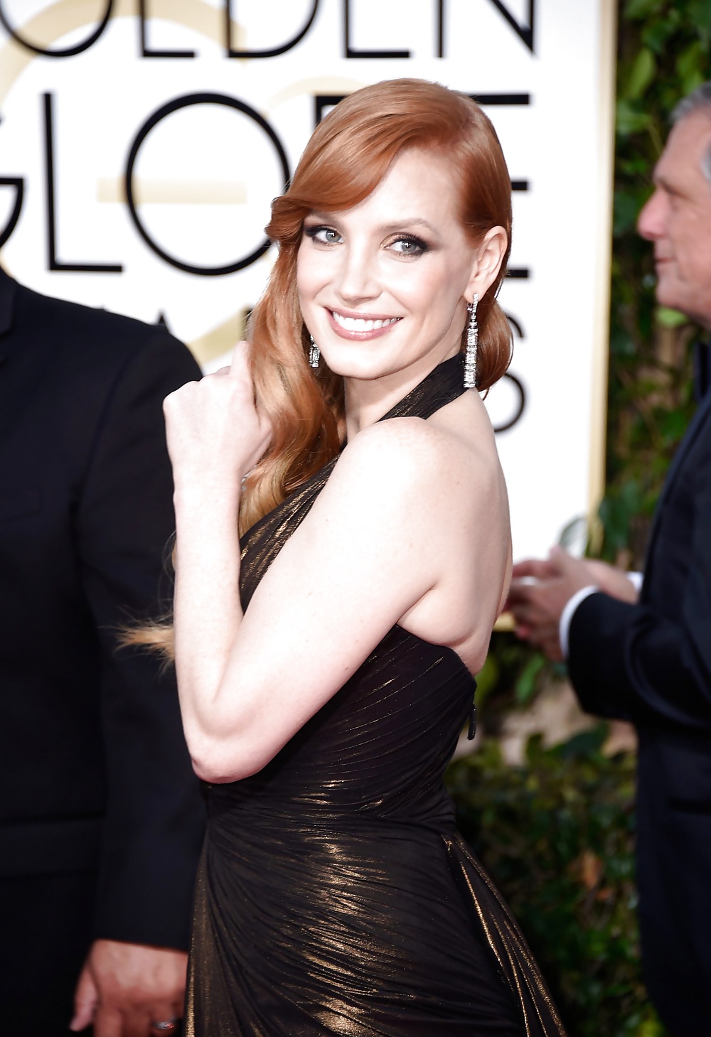 Jessica chastain at the golden globes 2015
 #40710003