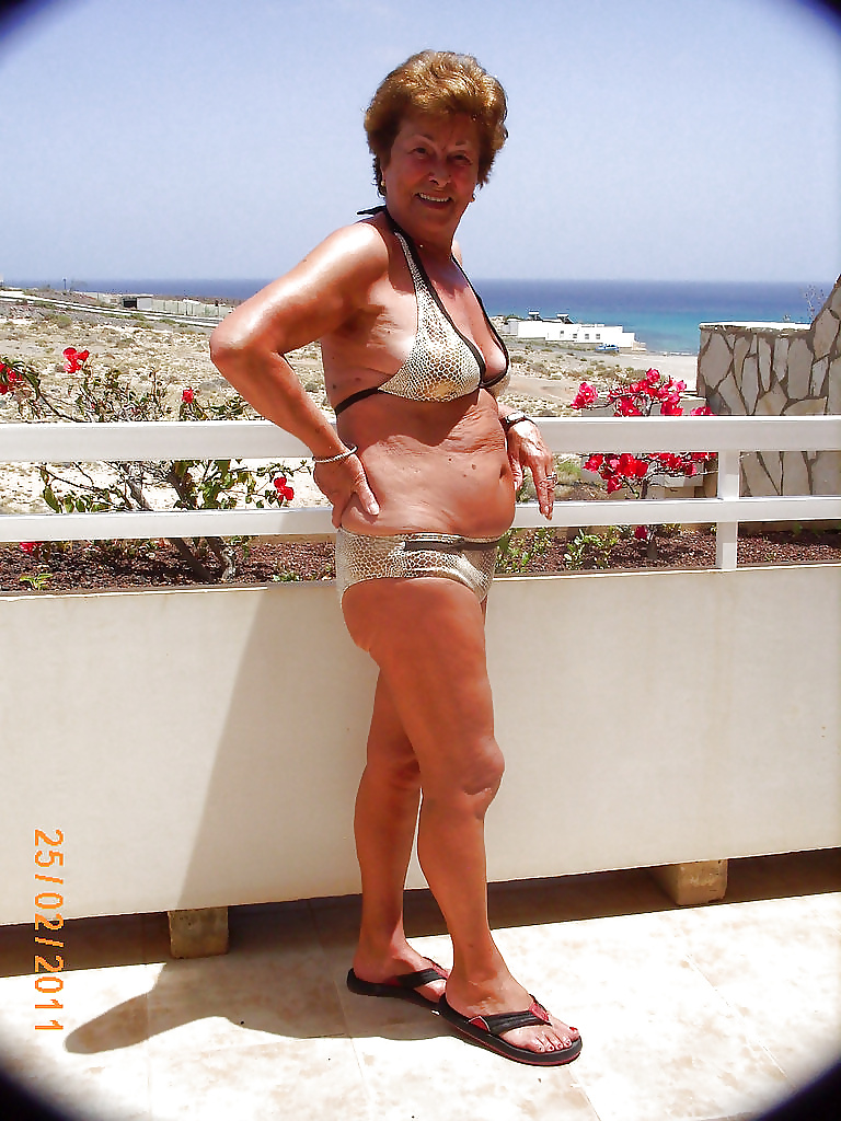 Sexy mature grannies on beach! Amateur mixed!  #29877407