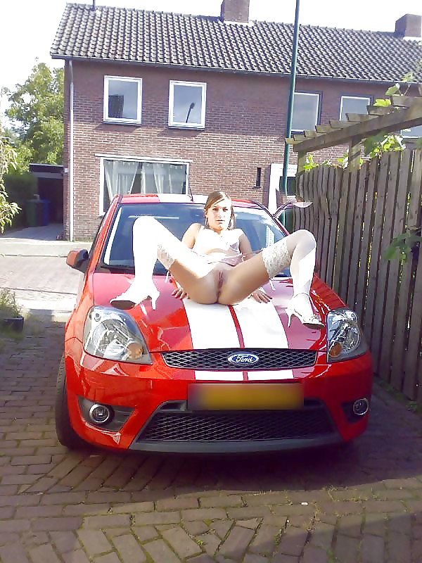 Natural Boobs & Asses in, ontop and by the Car! #3 #23792168