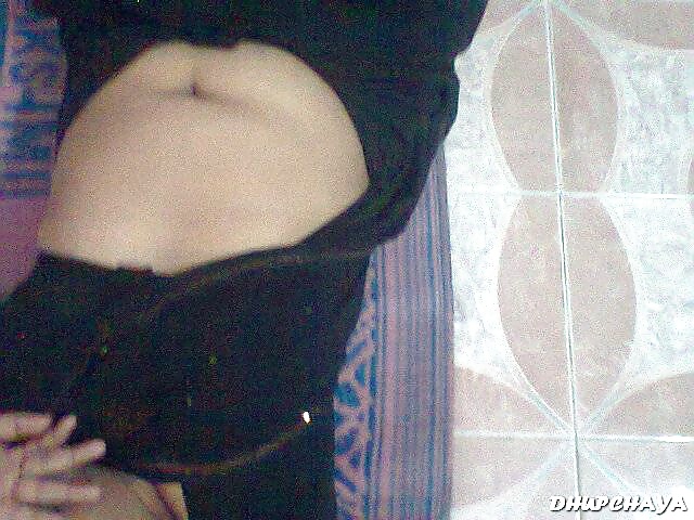 Andhra Hausfrau Nabel Boob-Show 1 #35078883