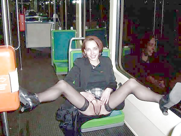 Upskirt On The Train #23493977
