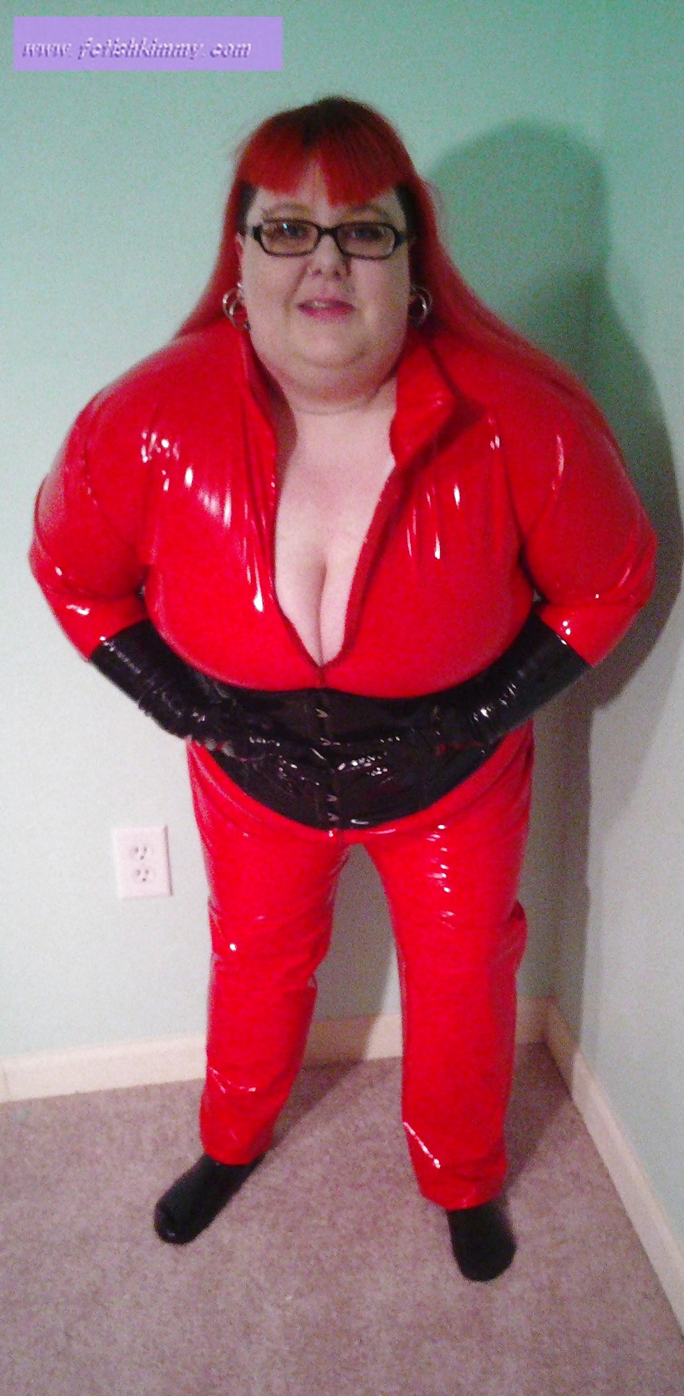 BBW mature femdom pvc latex leather strapon 03 #38621715