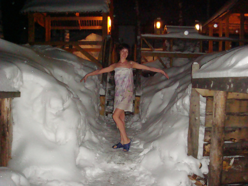 Hot rus girl blowjob sauna for husband #24724250