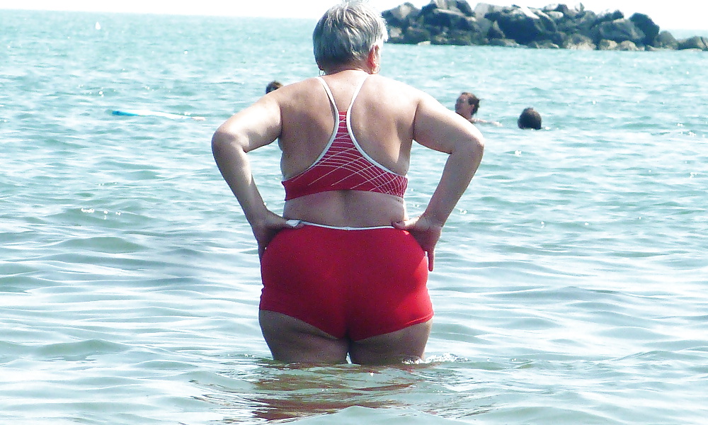 Sexy grannies on the beach! amateur spycam!
 #31829353