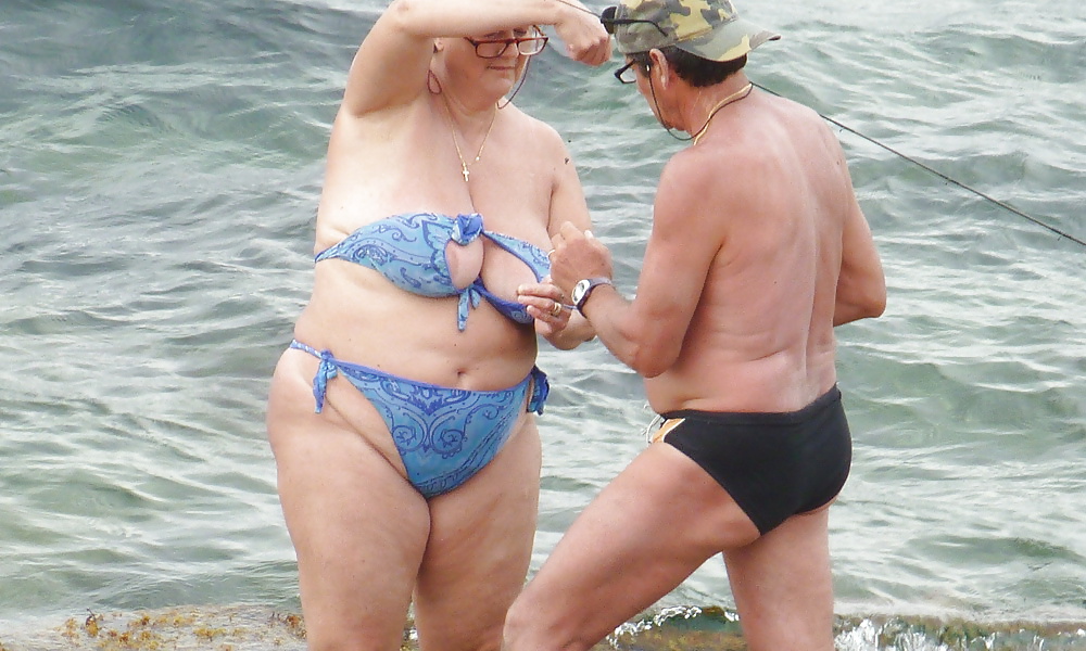 Sexy grannies on the beach! amateur spycam!
 #31829356