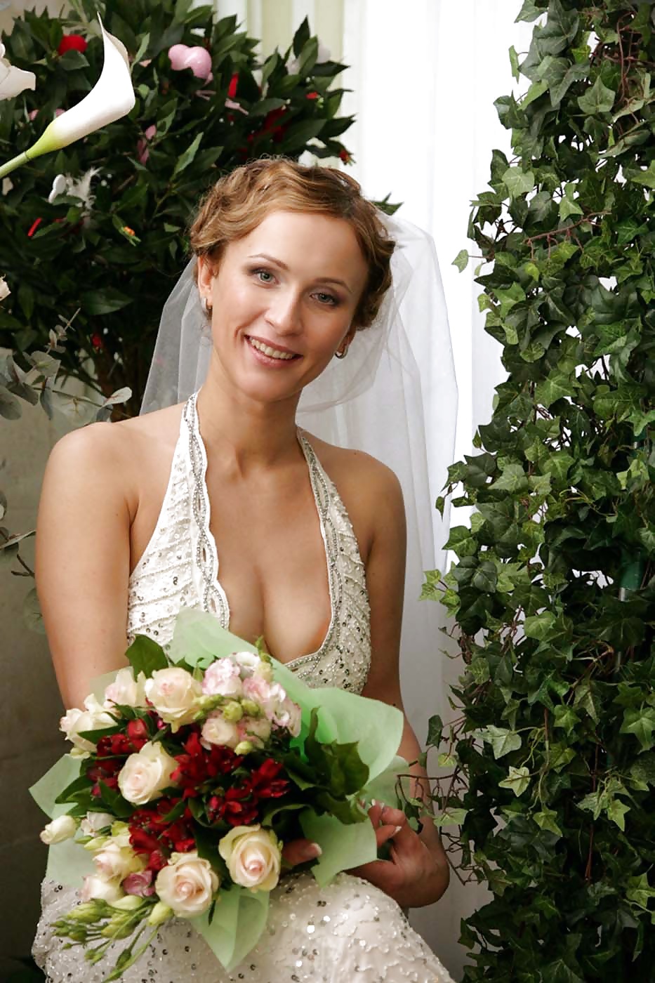 Bridal Cleavage and Downblouse #34711928