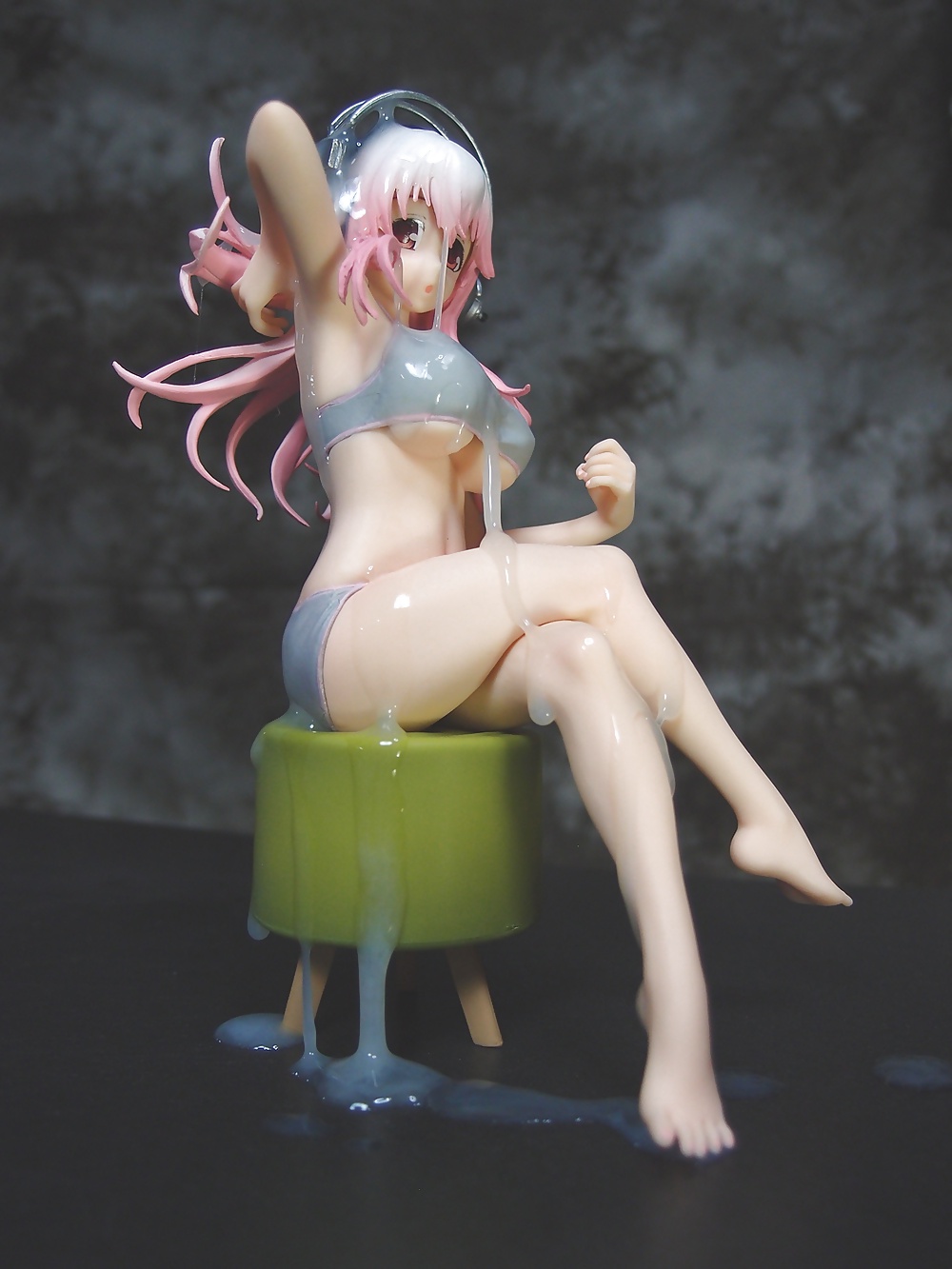 My Super Sonico figure drowning in my cum #30257206