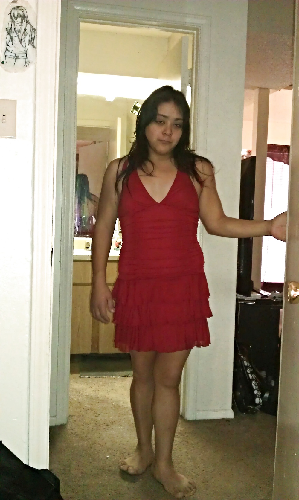 Me trying on new office  #23967430