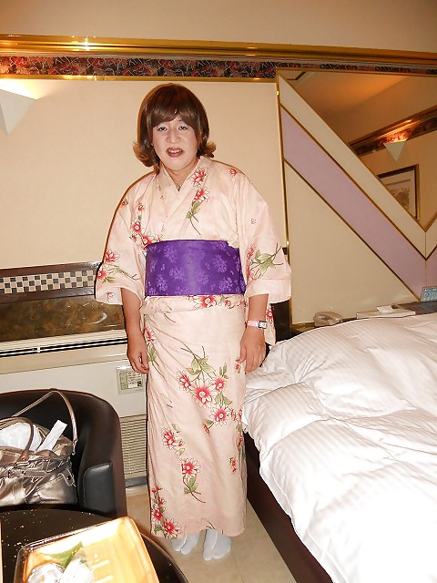 Fujiko de un yukata japonés 
 #37417804