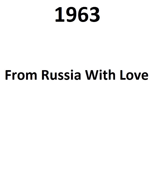 A-zs 1962 al 2012 di ragazze bond dalla Russia con amore
 #36848808