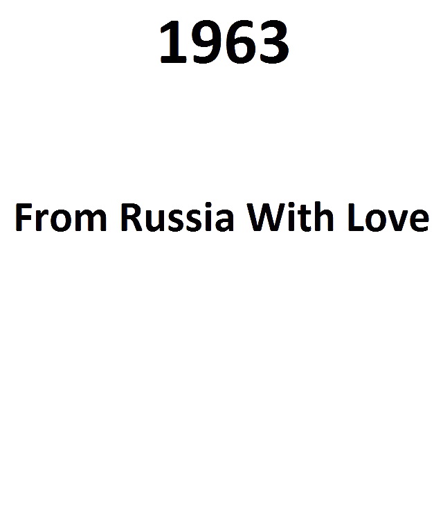 A-zs 1962 to 2012 of bond girls from russia with love
 #36848808