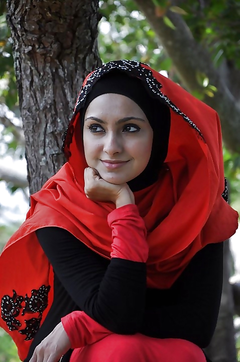 Turbanli hijab árabe, turco, asiático desnudo - no desnudo 11
 #37455333