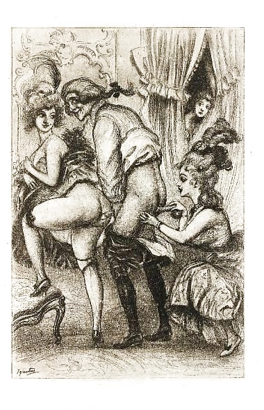 Vintage Erotic Drawings 16 #32619809