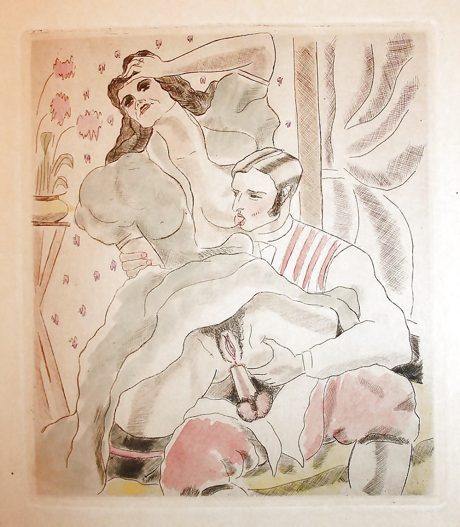 Vintage Erotic Drawings 16 #32619838