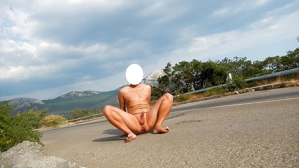 I'am nude on the road #30486154