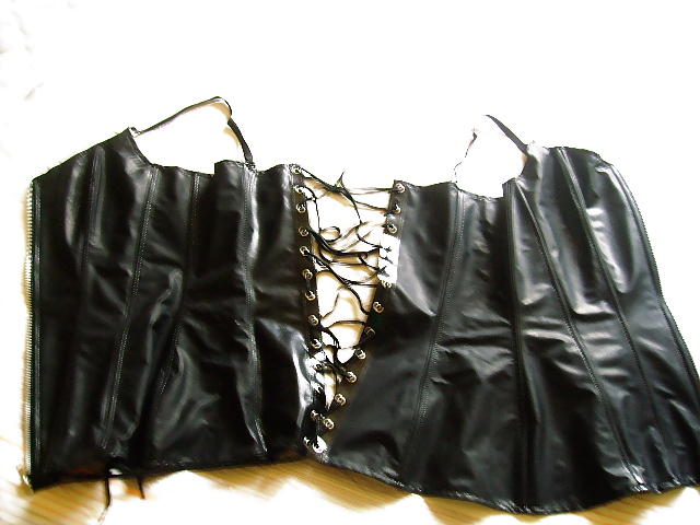 PVC bra,garter belts #36056375
