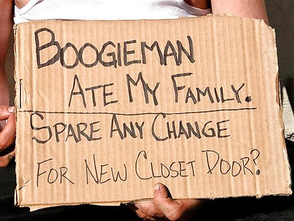 Creative Hilarious Homeless Signs by SLAVE2PUSSY #25096397