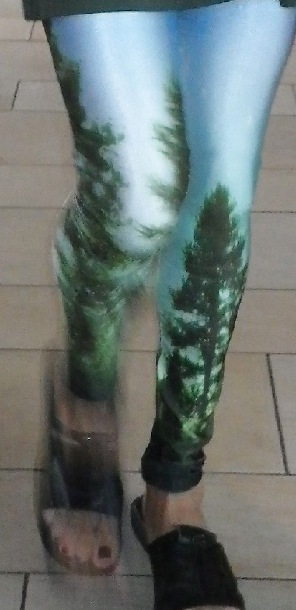 Leggings-girl - leggings baum - legging spandex con albero
 #24787011