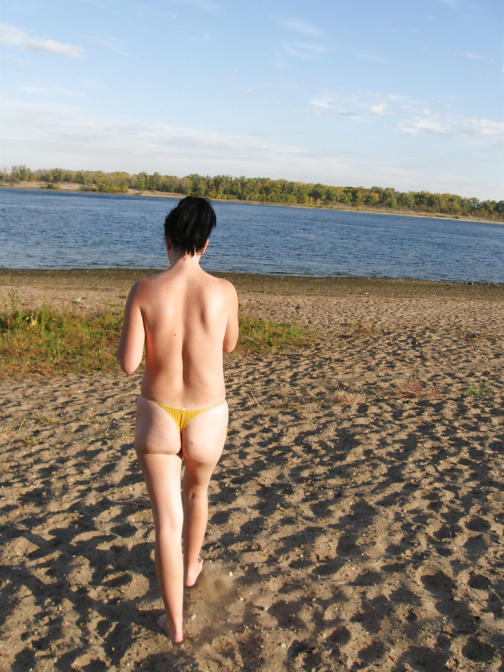 Lili naked on a public beach - 2 #37418192