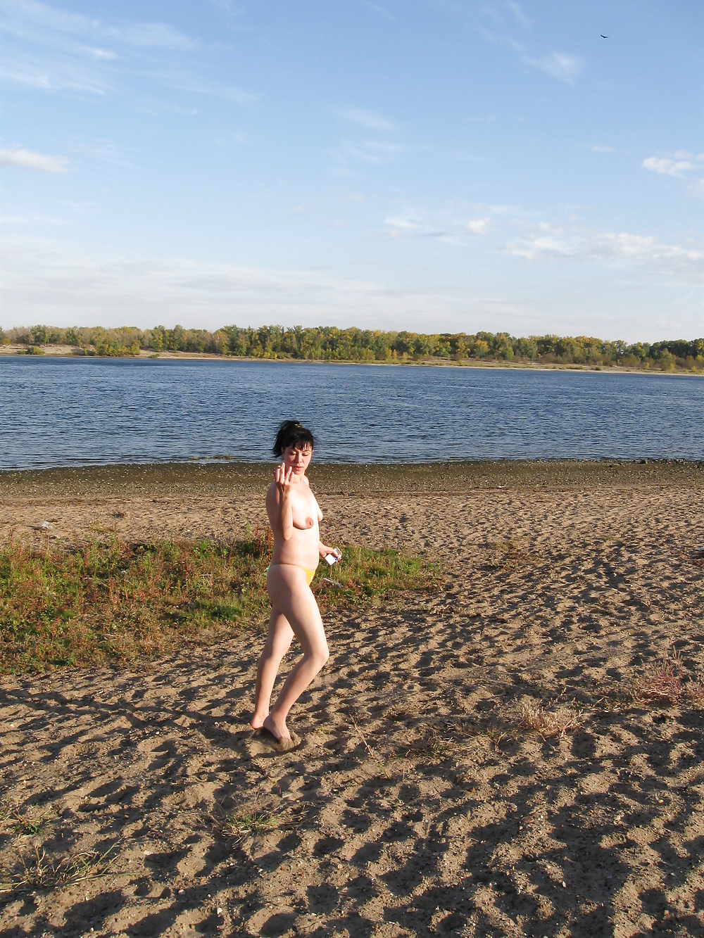 Lili naked on a public beach - 2 #37418207