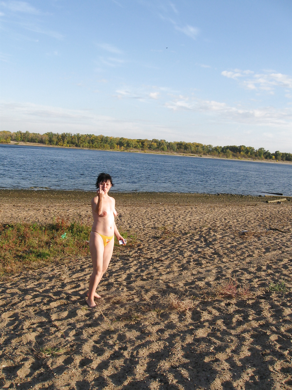Lili naked on a public beach - 2 #37418216