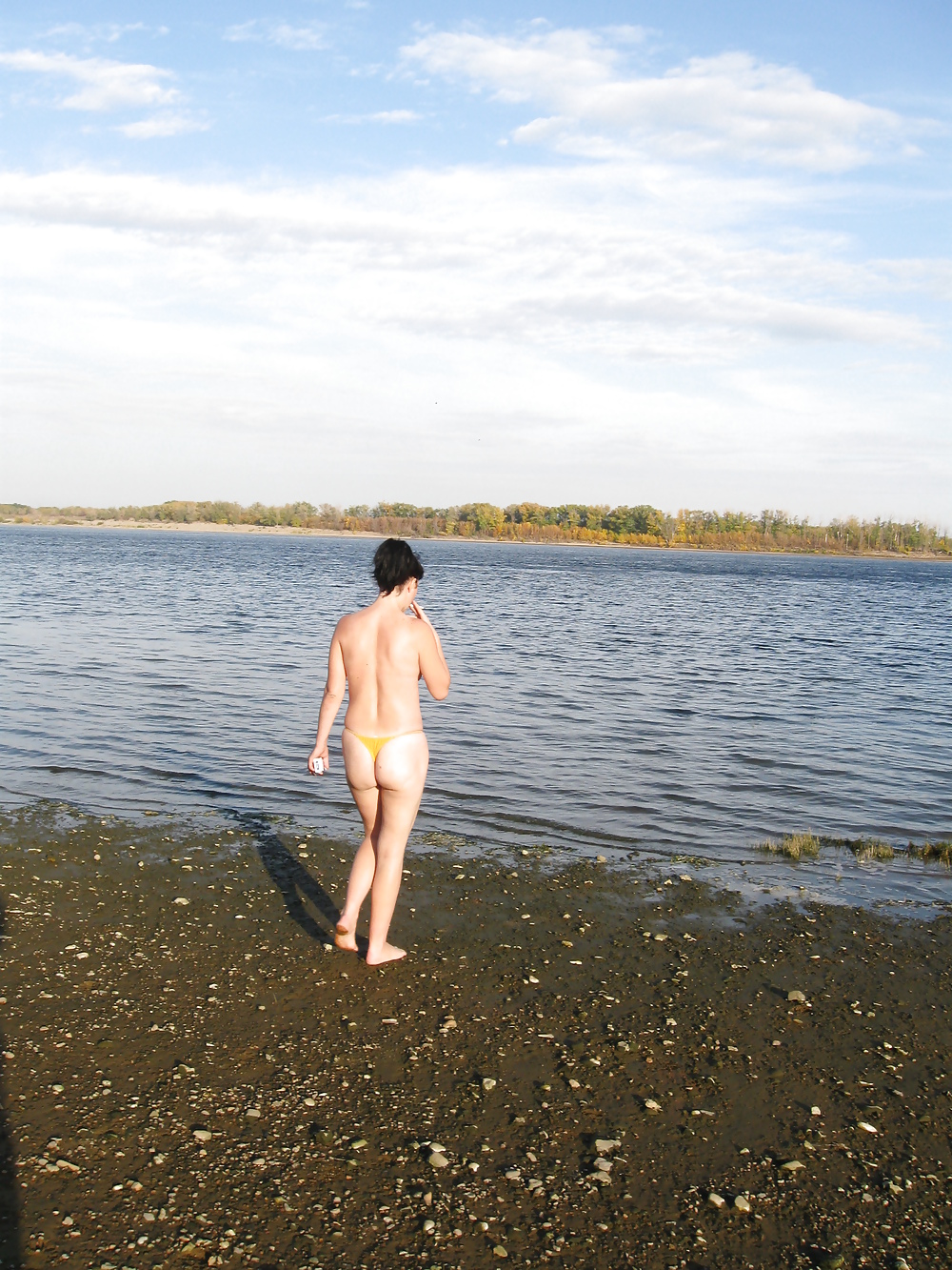Lili naked on a public beach - 2 #37418230