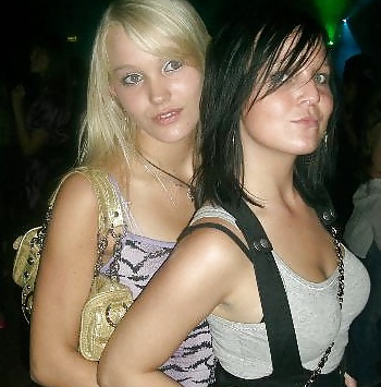 Danish teens & women-127-128-party cleavage breasts touched  #25645324