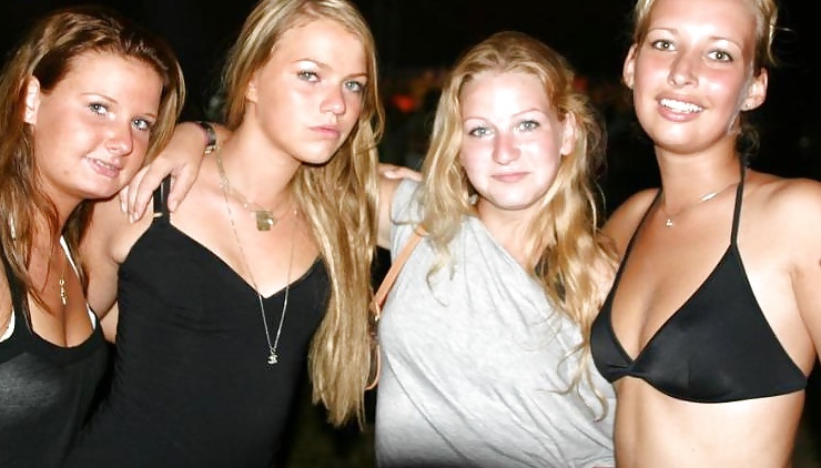 Danish teens & women-127-128-party cleavage breasts touched  #25645445