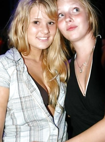 Danish teens & women-127-128-party cleavage breasts touched  #25645580