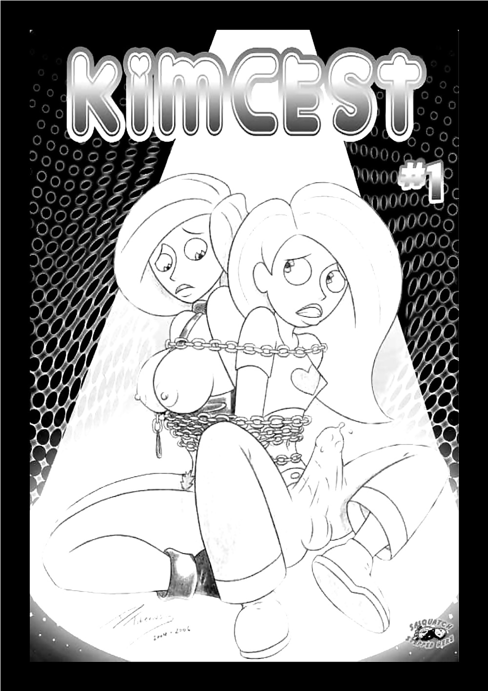 Kim Possible: Kimcest #1 (B&W) #28963719