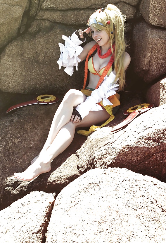 Cospay Hottie Ryuu - Rikku Final Fantasy series #40646178