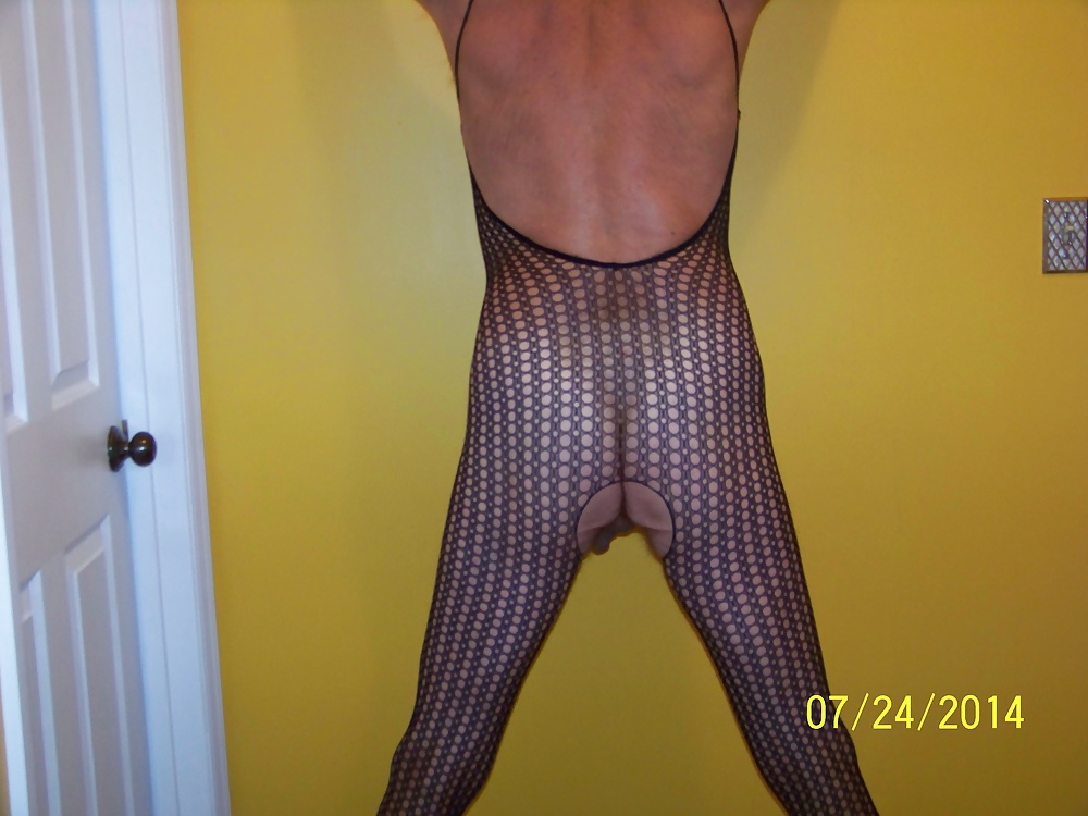 Feeling sexy in my fishnet body suit #30109154