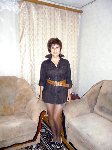 Russian mature woman, legs in stockings! Amateur!  #27425963